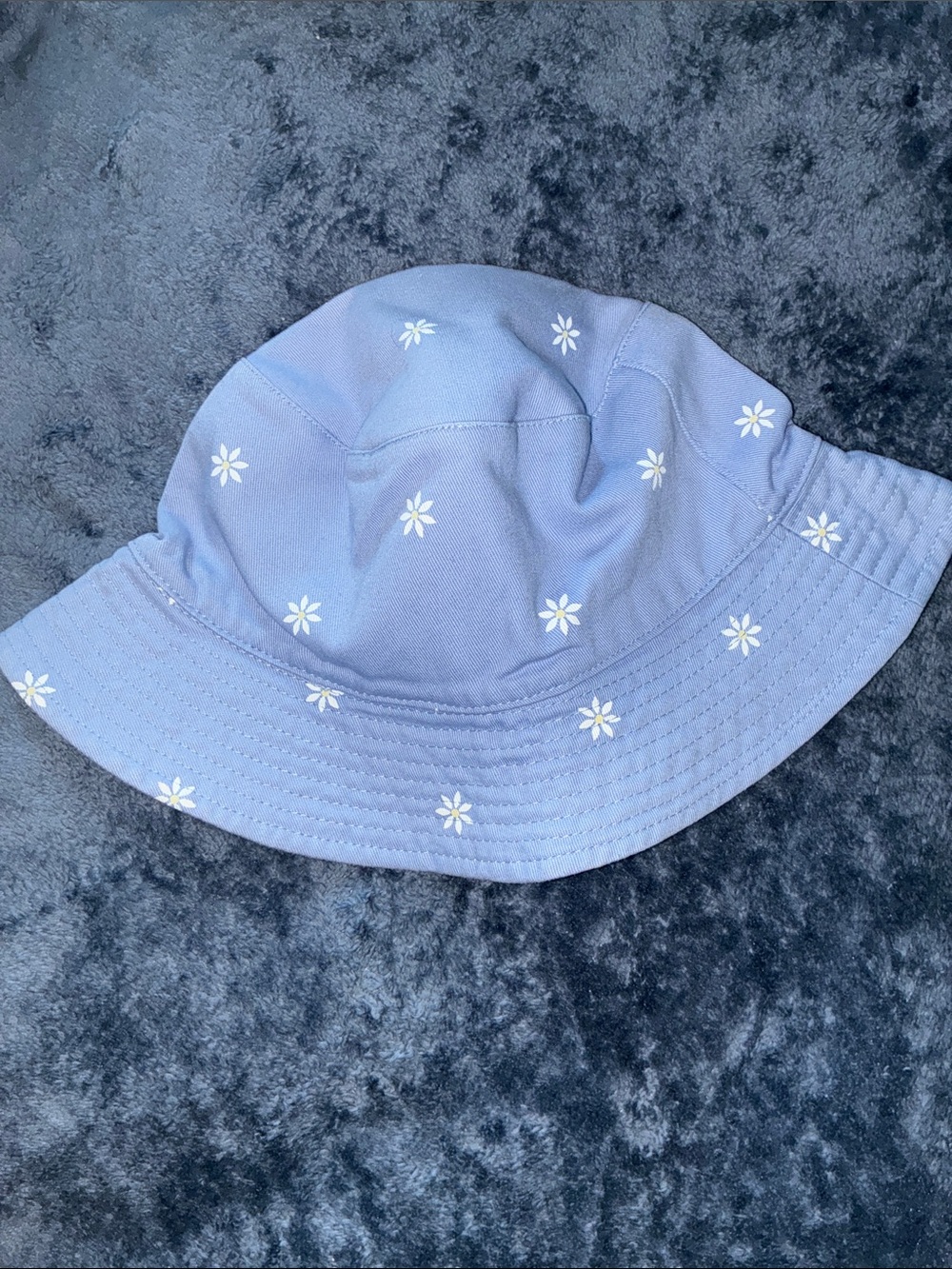 Gap Kids Light Blue Daisy Print Bucket Hat